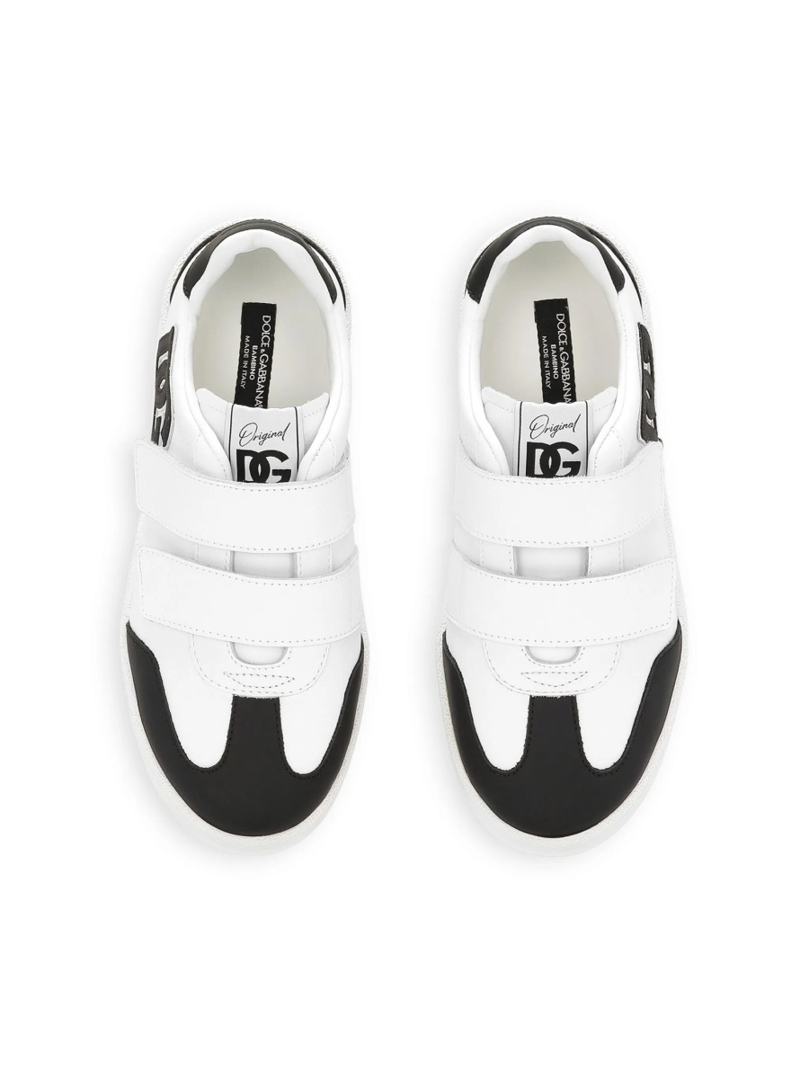 Sneakers Dolce &amp; Gabbana albi din piele - Img 4
