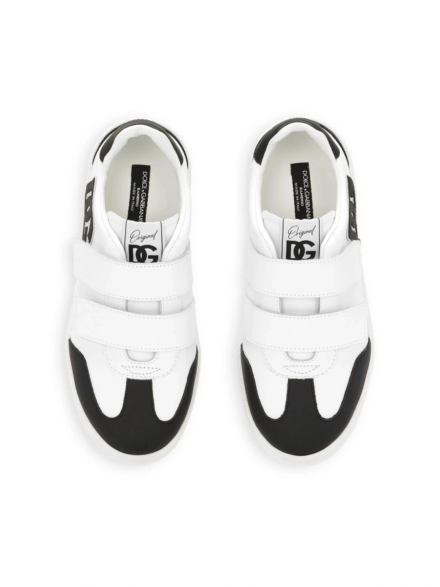 Sneakers Dolce &amp; Gabbana albi din piele - Img 4