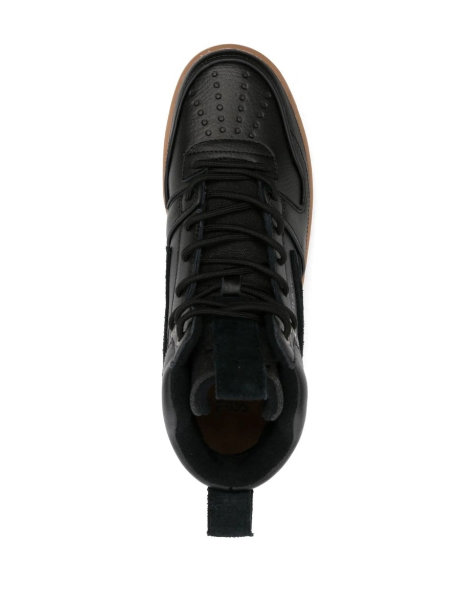 Sneakers Fila negri din piele - Img 4