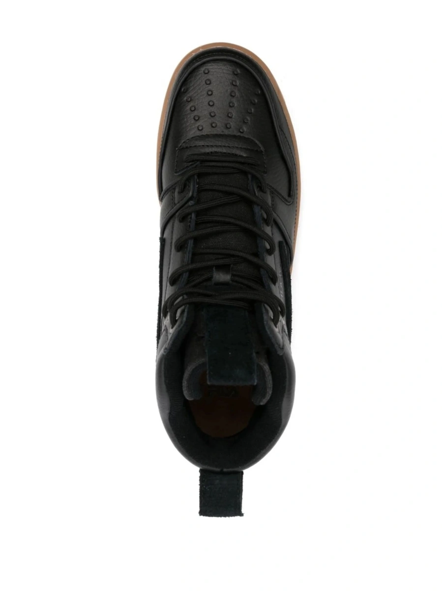 Sneakers Fila negri din piele - Img 4