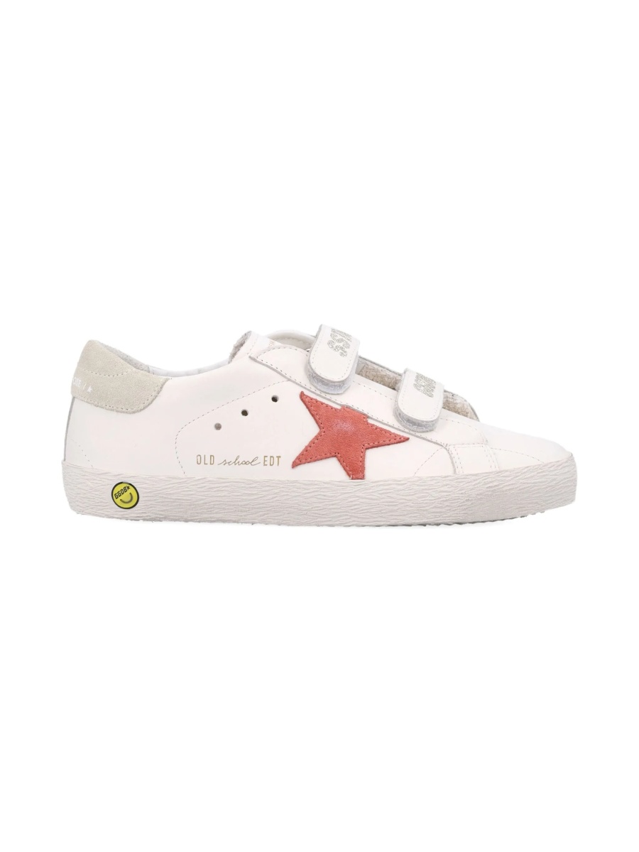 Sneakers Golden Goose albi din piele - Img 2