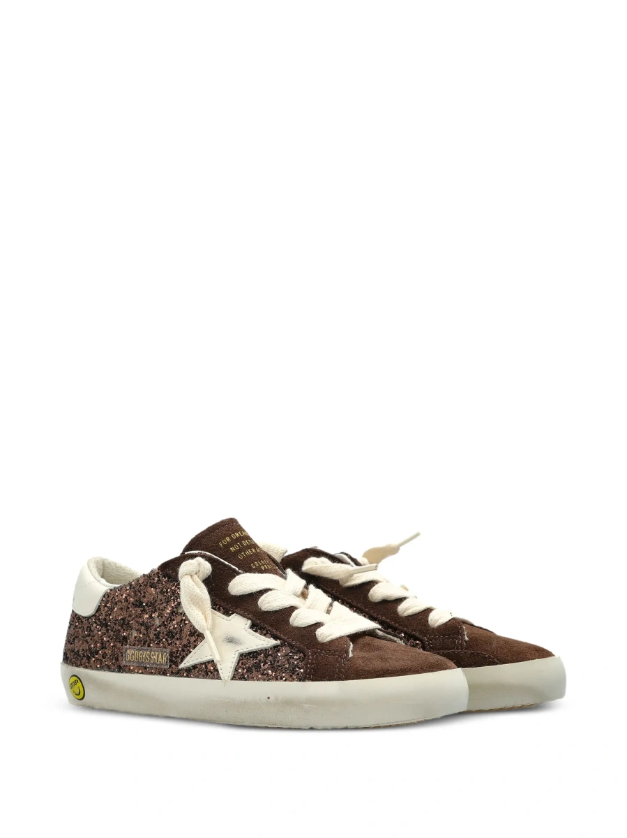 Sneakers GOLDEN GOOSE KIDS maro din piele - Img 8