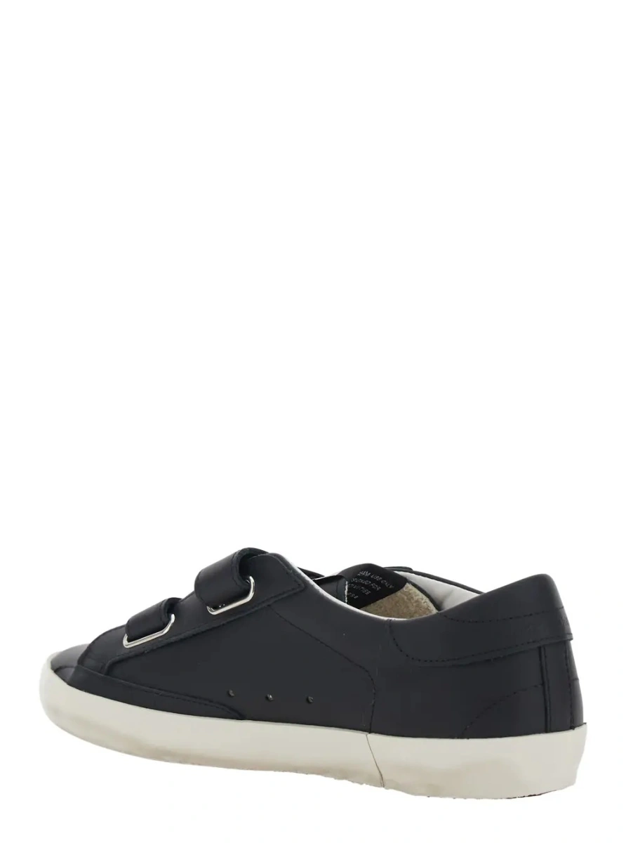Sneakers GOLDEN GOOSE KIDS negri din piele - Img 3