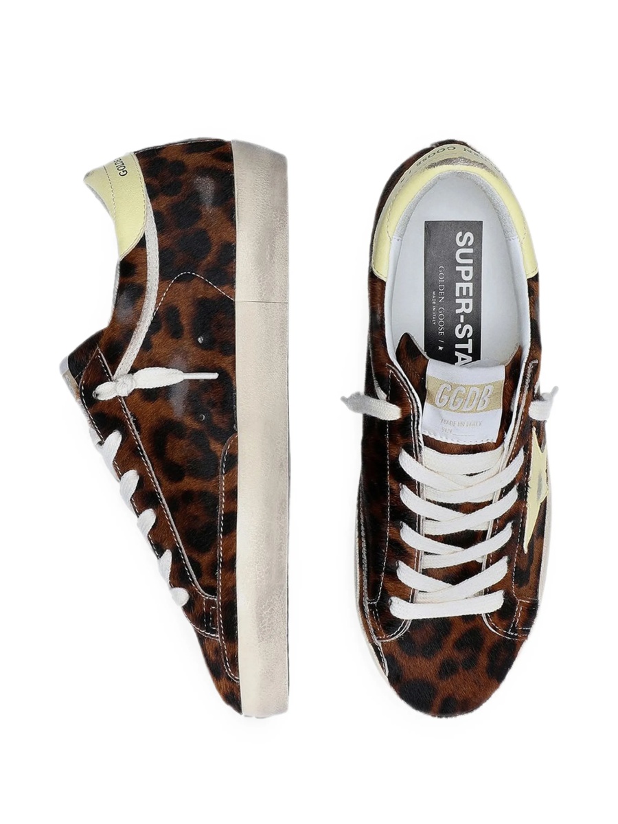 Sneakers Golden Goose maro din par de vitel - Img 2