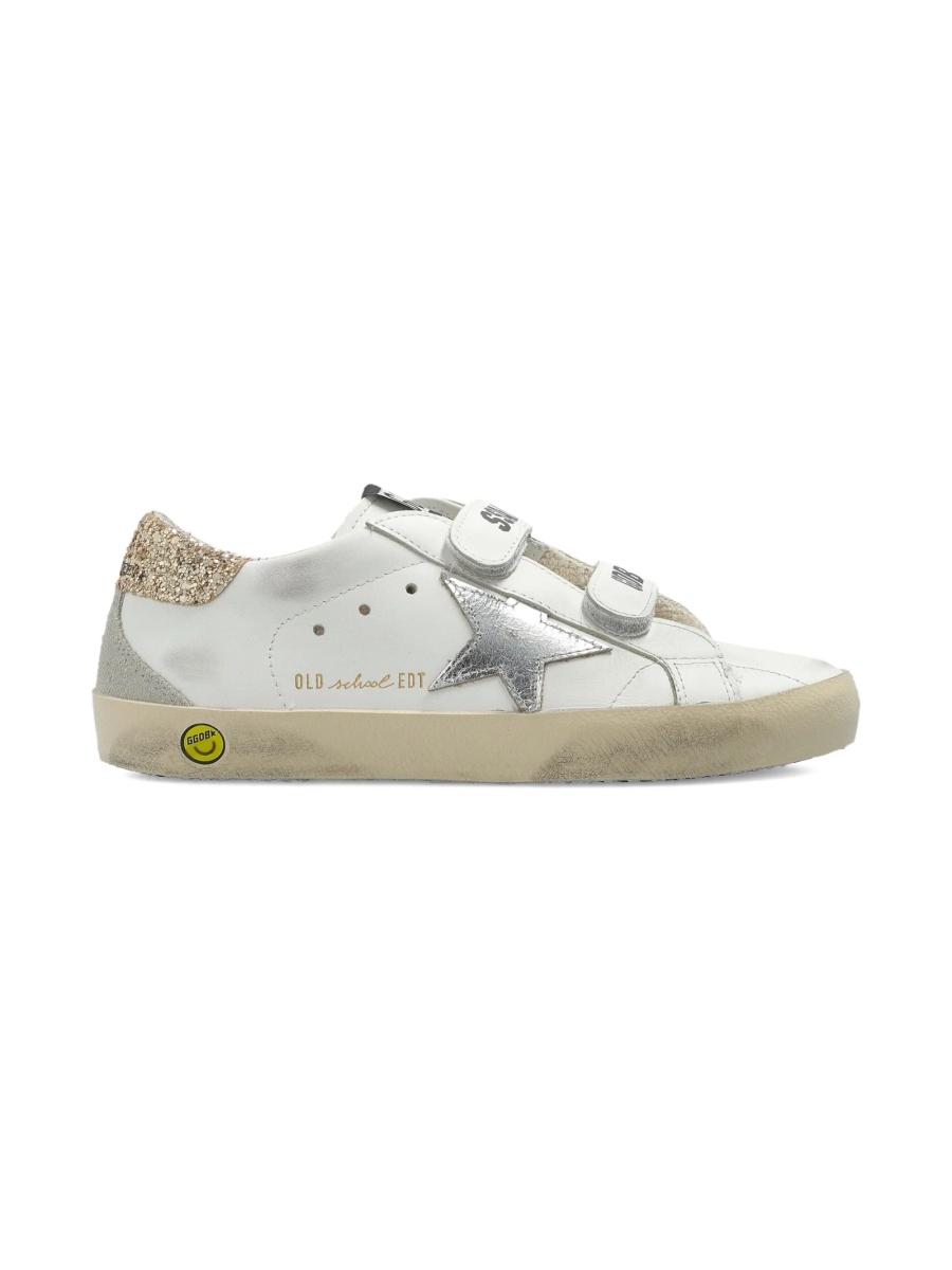 Sneakers Golden Goose neutri din piele - Img 2