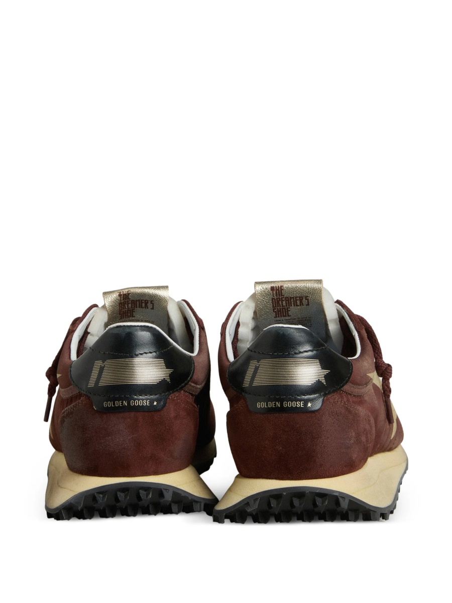 Sneakers Golden Goose rosii din piele - Img 3