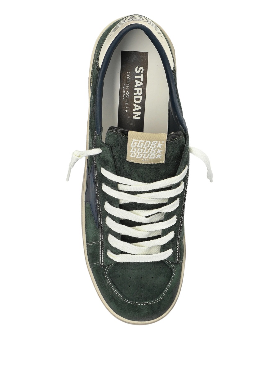 Sneakers Golden Goose stardan verzi din piele - Img 3