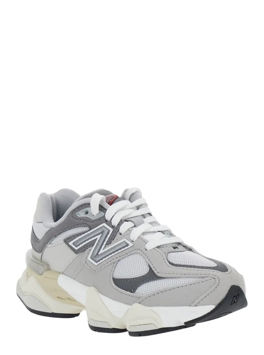 Sneakers Gray '9060' Sneakers with Contrast Details in Synthetic for Men - Img 2