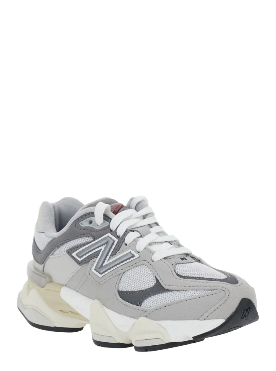 Sneakers Gray '9060' Sneakers with Contrast Details in Synthetic for Men - Img 2