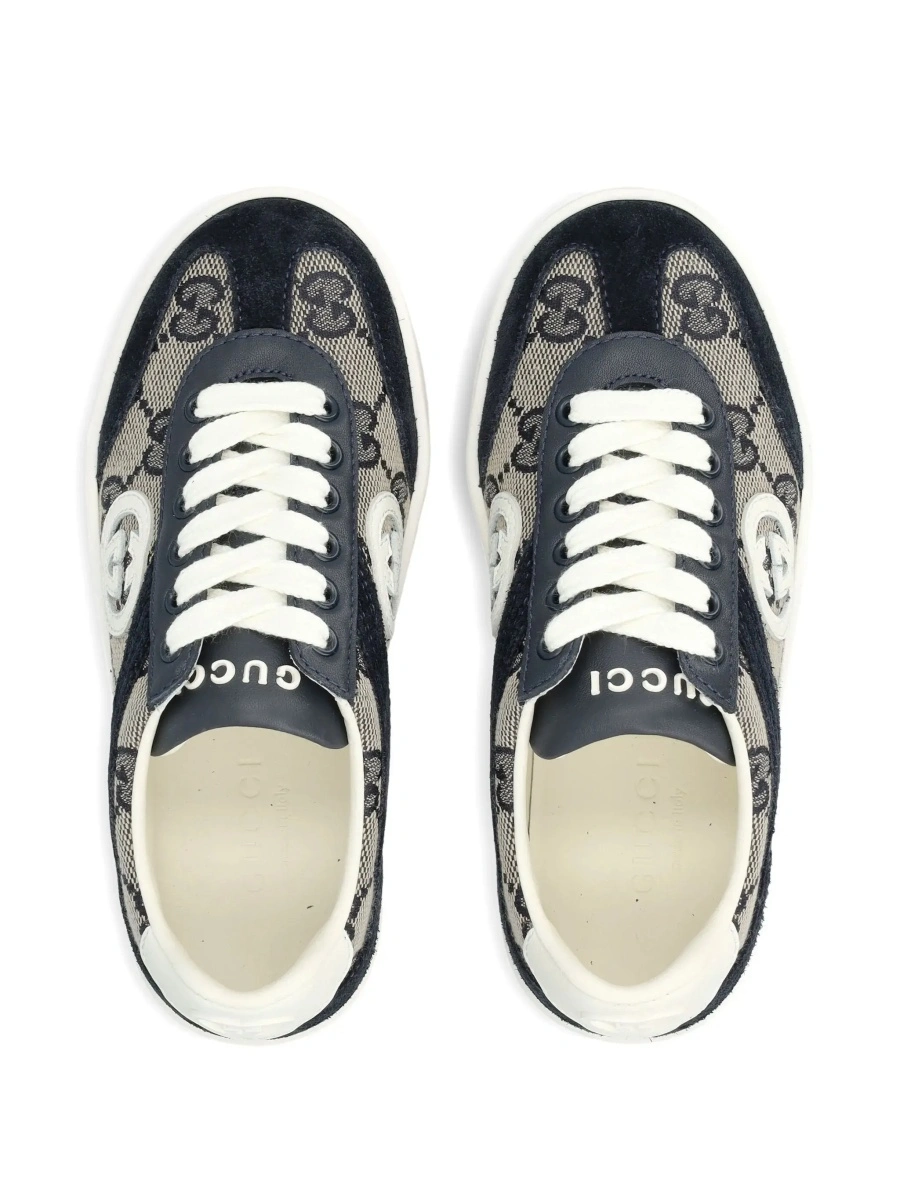 Sneakers Gucci albastri din canvas GG Supreme - Img 7