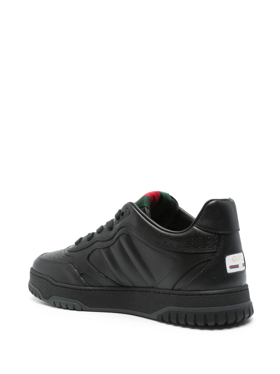 Sneakers Gucci negri din piele - Img 3