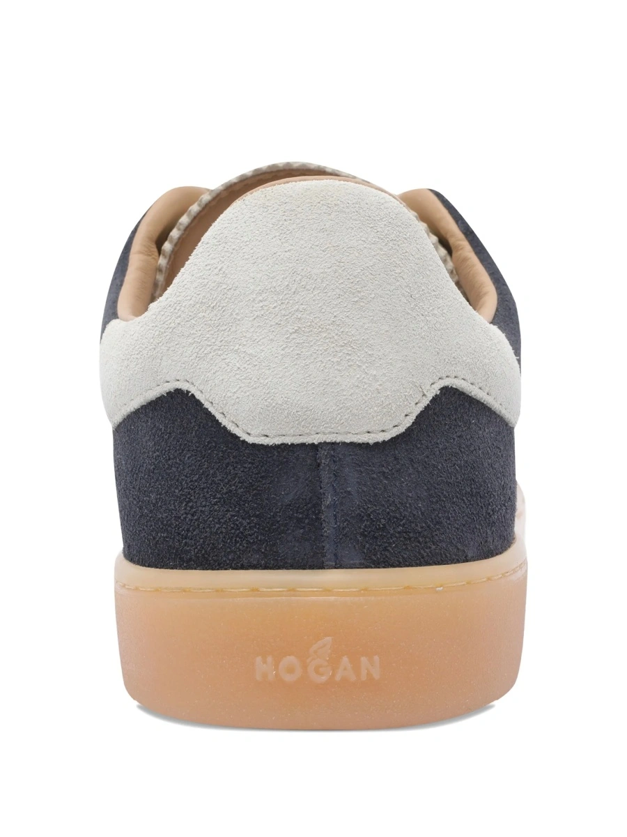 Sneakers Hogan albastri din piele intoarsa - Img 4
