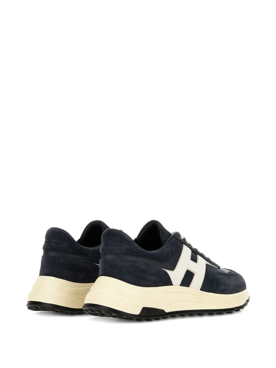 Sneakers Hogan albastri din piele - Img 3