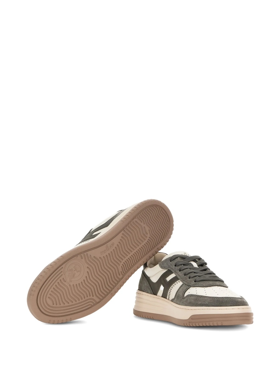 Sneakers Hogan gri din piele - Img 4