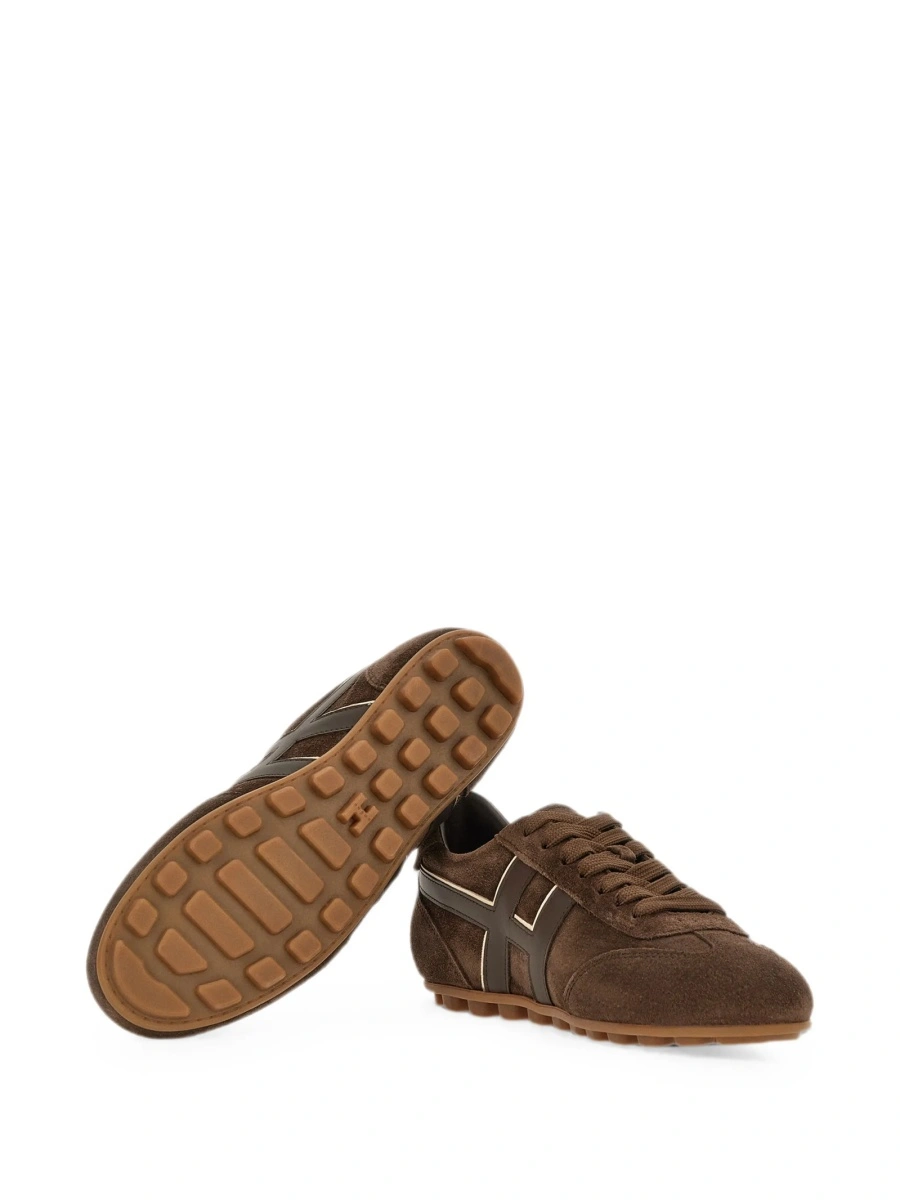 Sneakers Hogan maro din piele intoarsa - Img 5