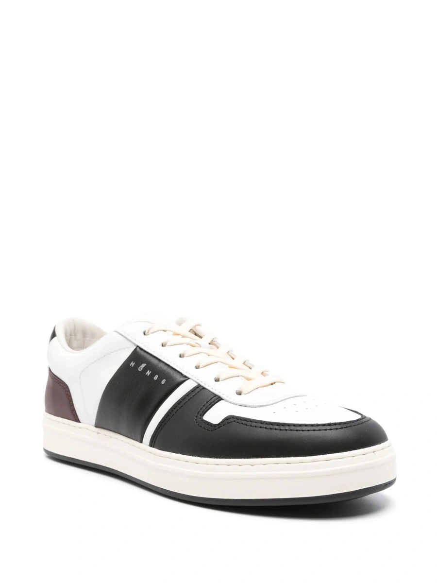 Sneakers Hogan negri din piele - Img 2