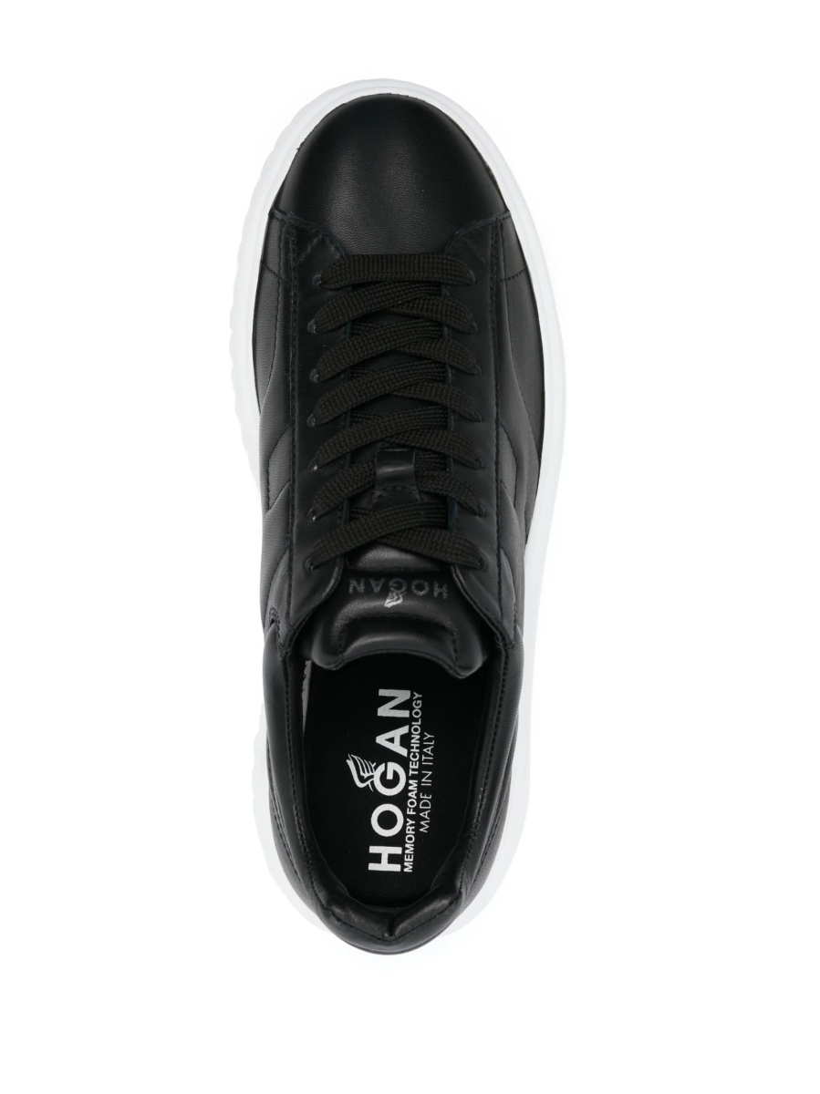 Sneakers Hogan negri din piele - Img 4