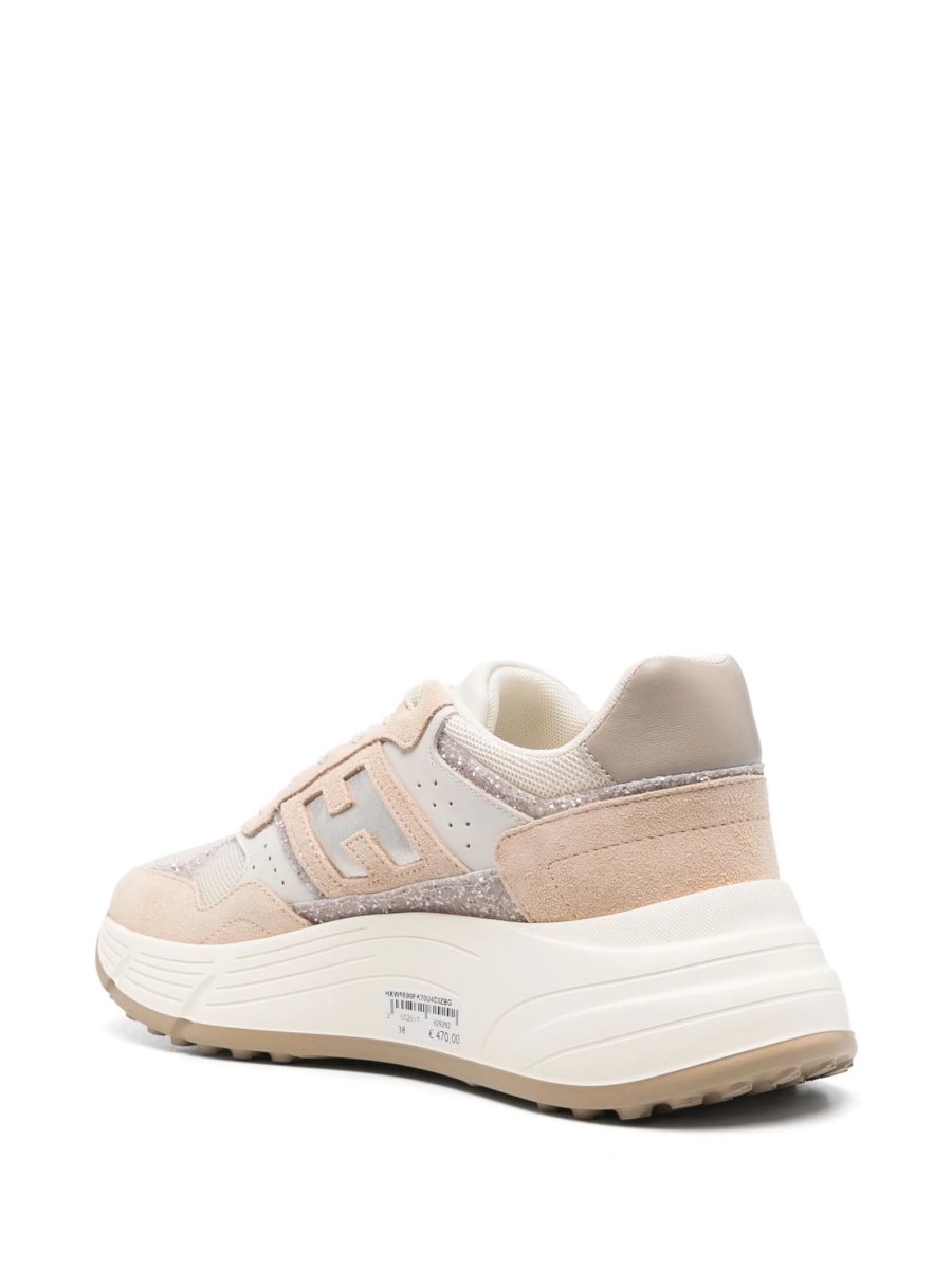 Sneakers Hogan neutri din cauciuc si poliuretan - Img 3