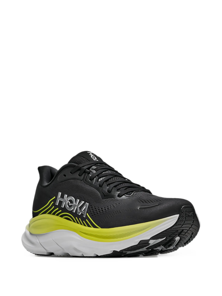 Sneakers Hoka One One negri din material textil si poliuretan - Img 2