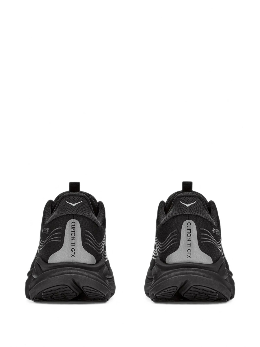 Sneakers Hoka One One negri din material textil - Img 4