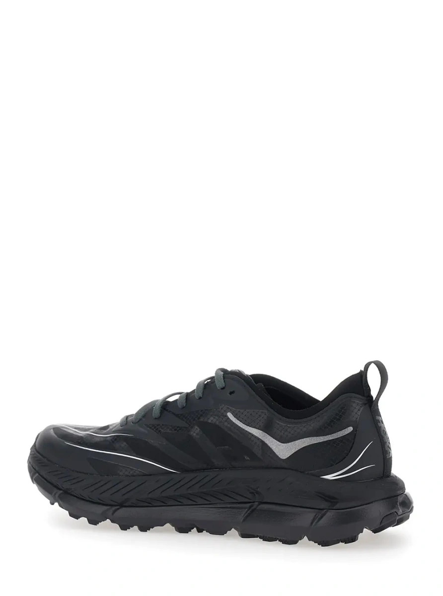 Sneakers Hoka One One negri din tesatura tehnica - Img 3