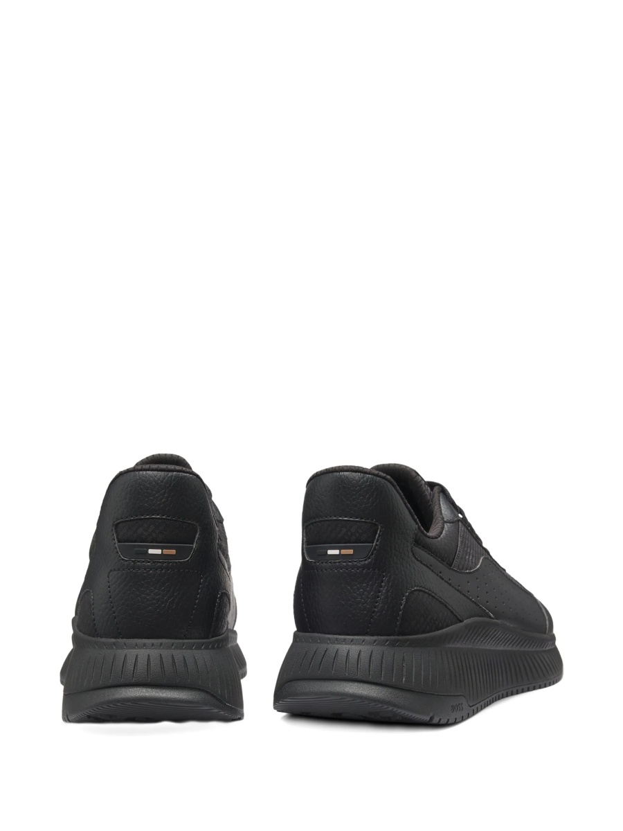Sneakers Hugo Boss negri din poliamida si poliester reciclat - Img 3