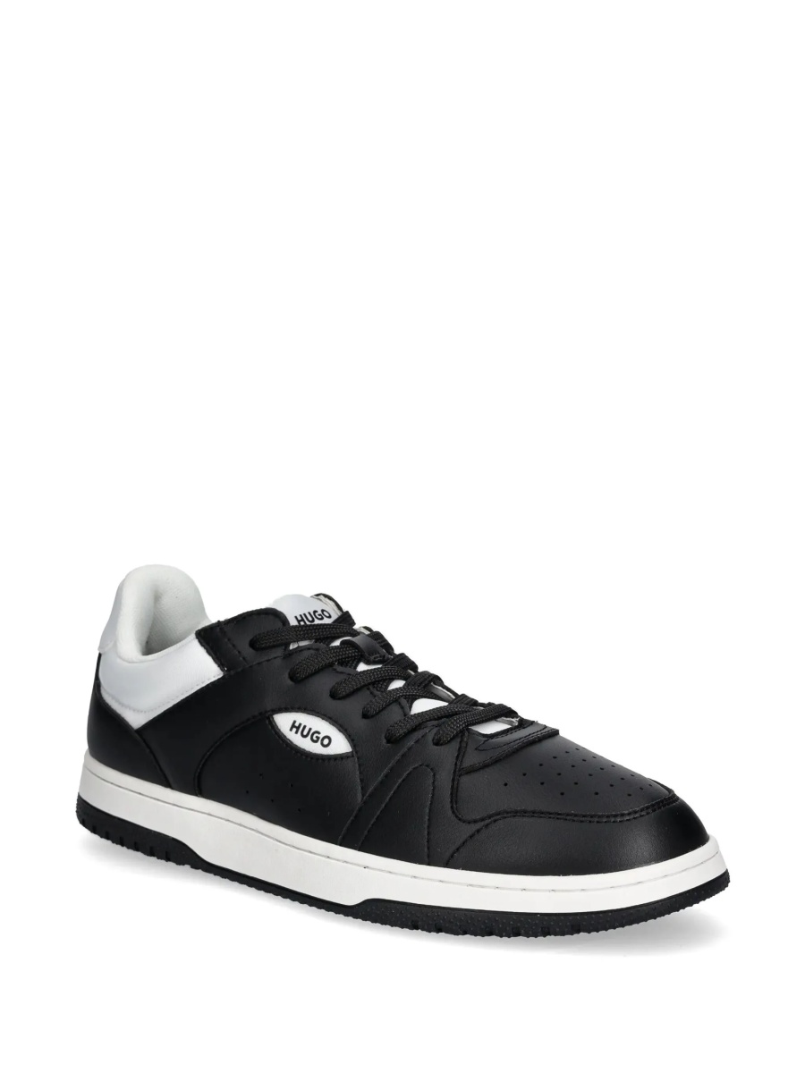 Sneakers Hugo Boss negri din polyester si poliuretan - Img 2