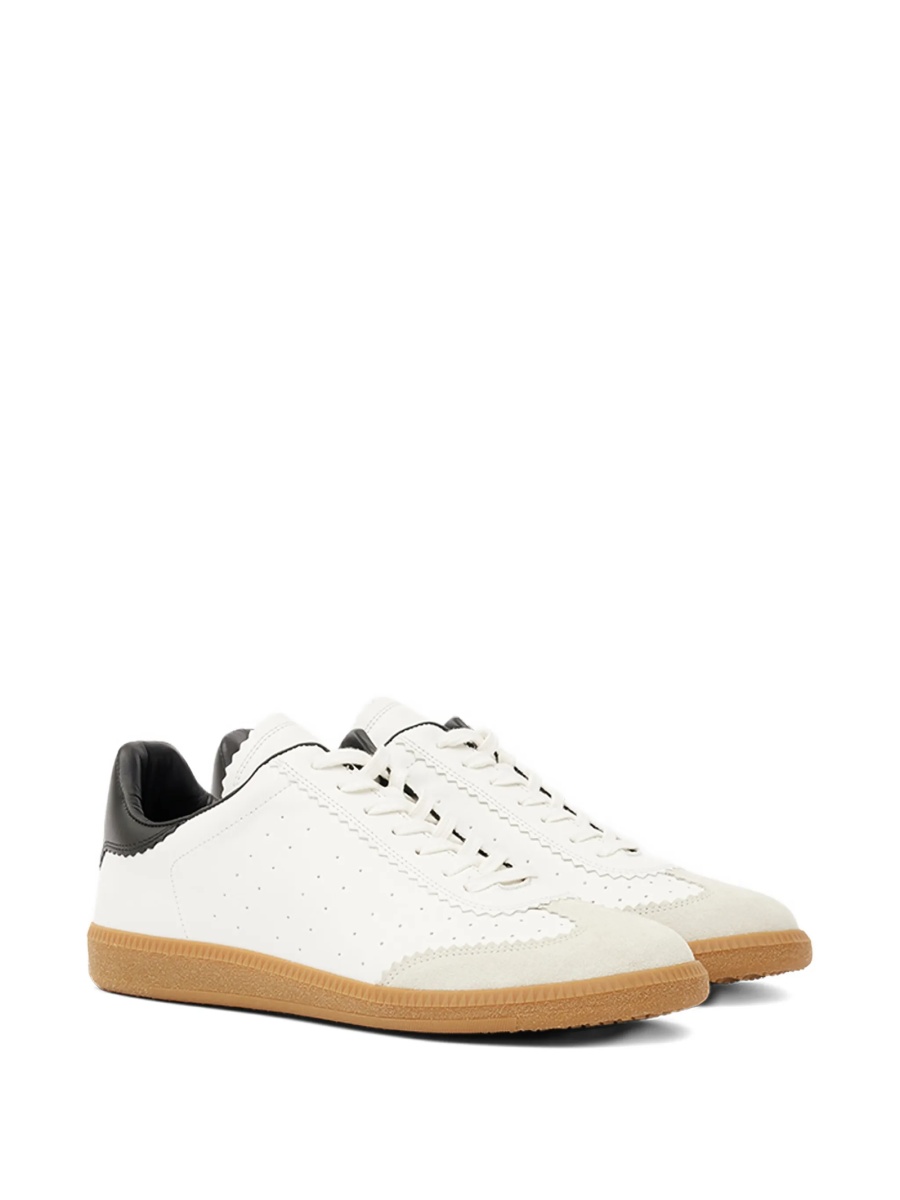 Sneakers Isabel Marant albi din piele - Img 2