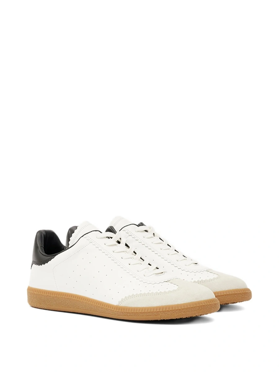 Sneakers Isabel Marant albi din piele - Img 2