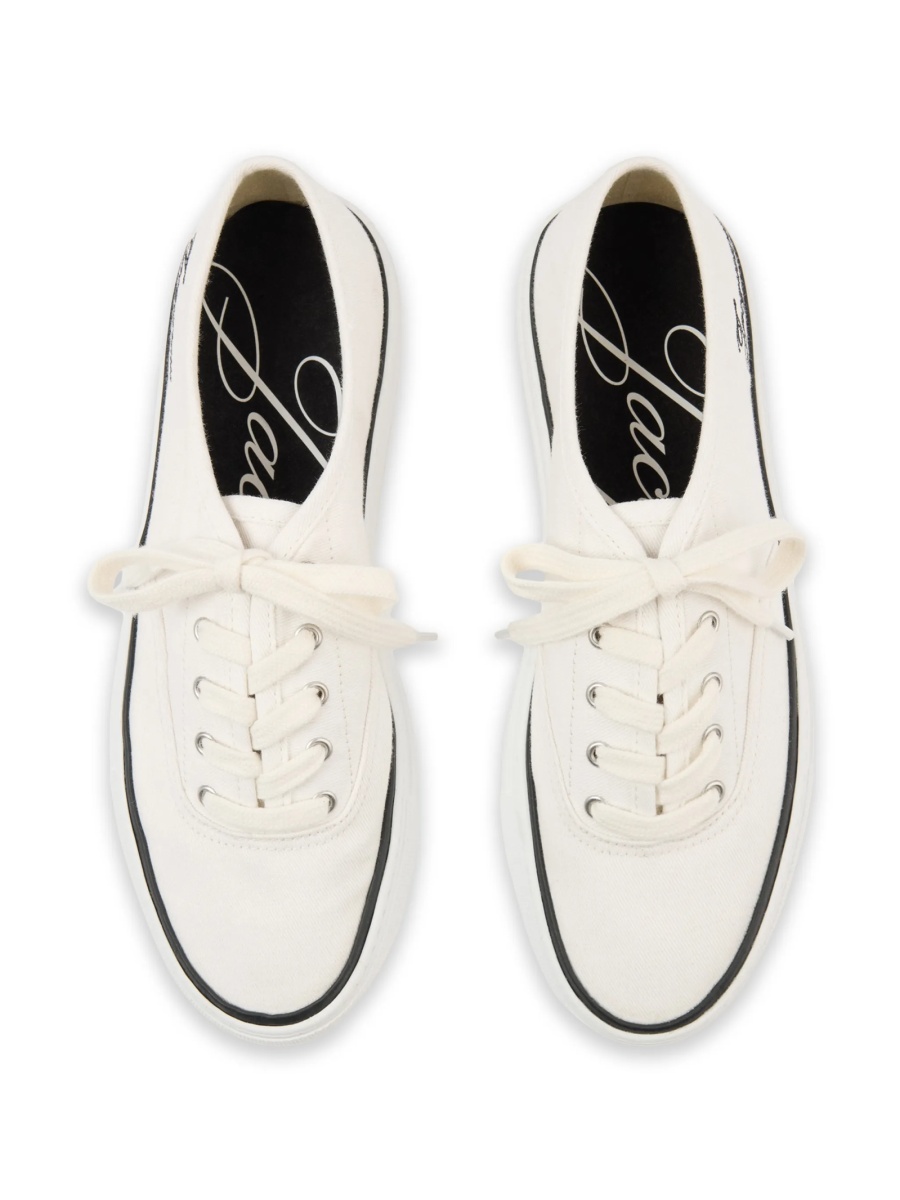 Sneakers JACQUEMUS albi din bumbac - Img 3