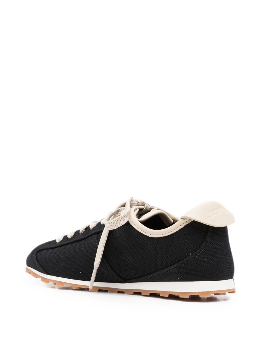Sneakers JACQUEMUS negri din material textil - Img 3