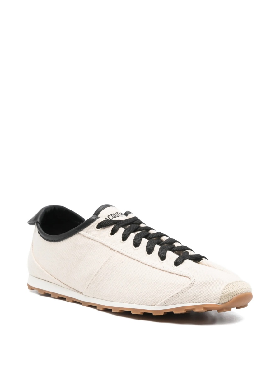 Sneakers JACQUEMUS neutri din bumbac organic - Img 2