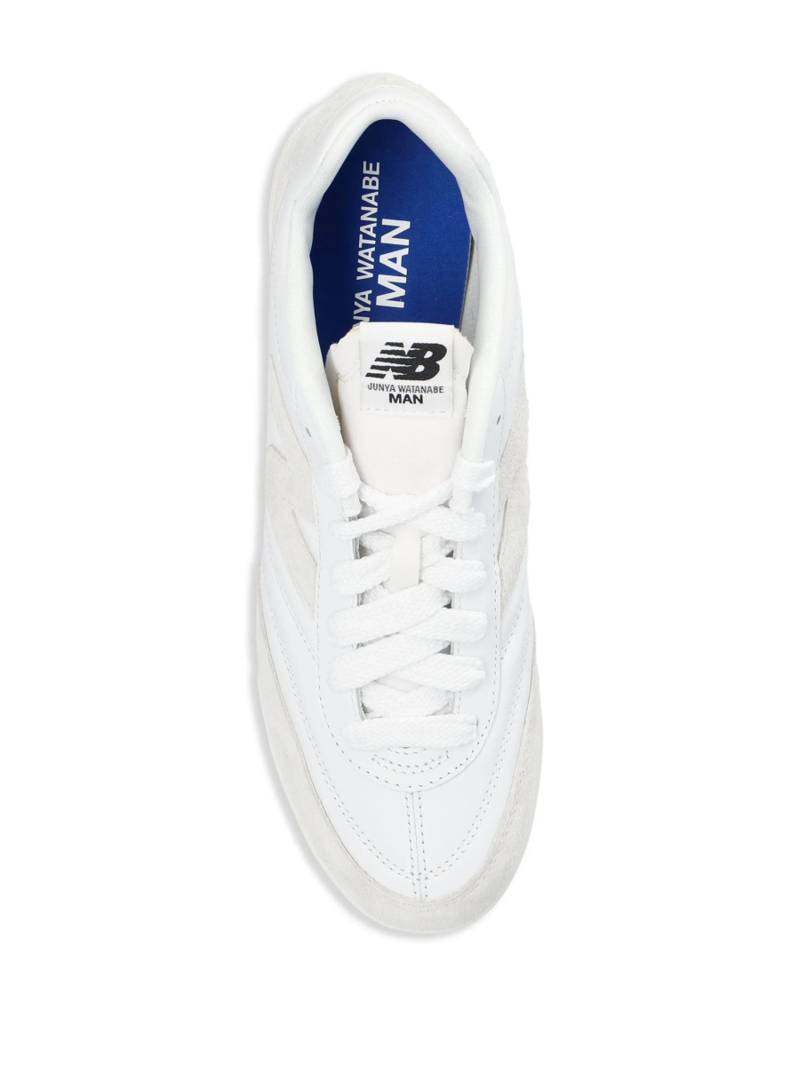 Sneakers JUNYA WATANABE albi din piele - Img 4