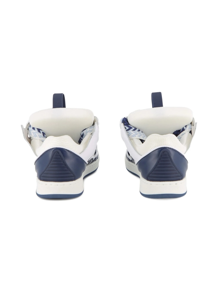 Sneakers Lanvin albi din piele - Img 3