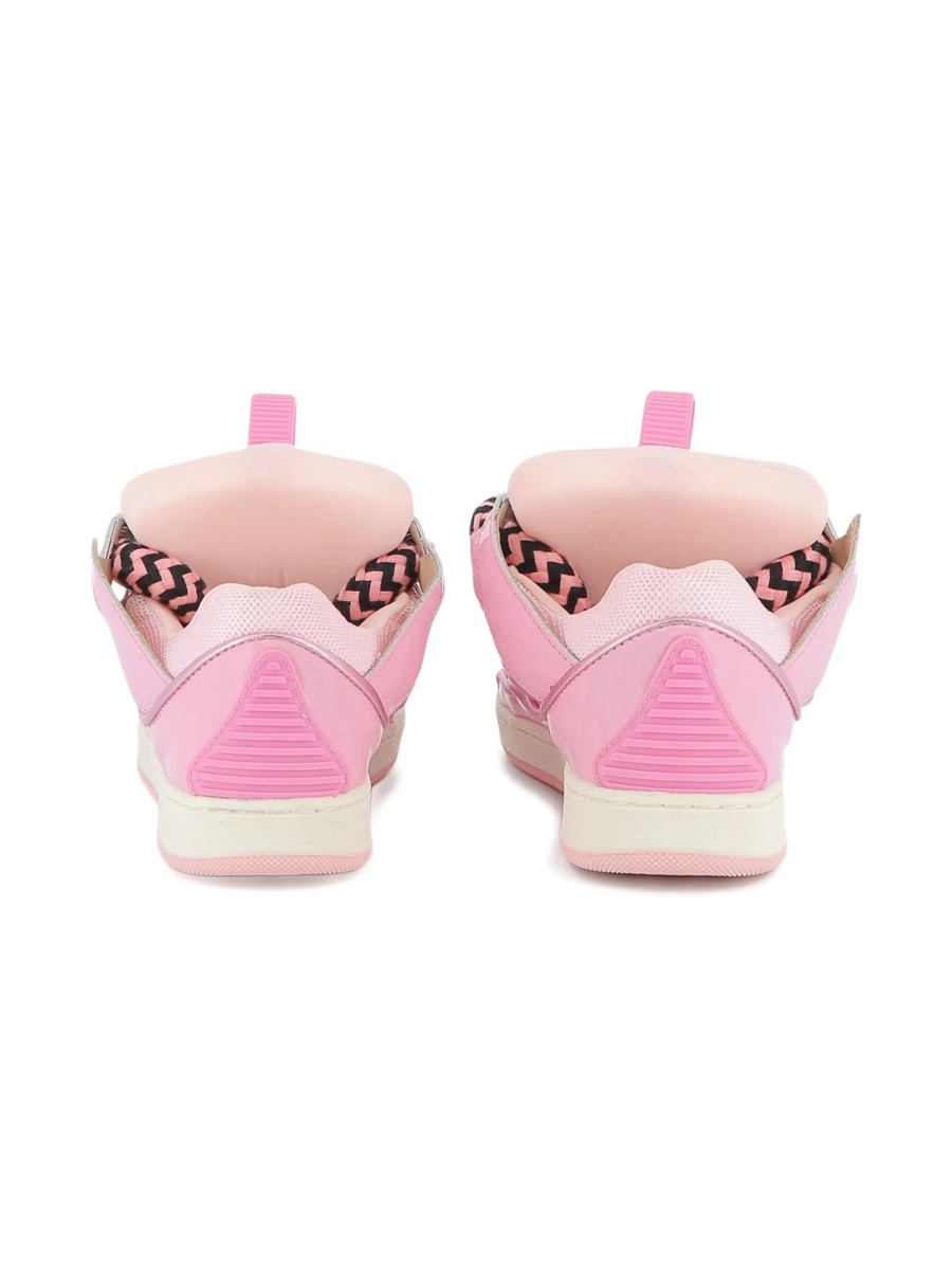 Sneakers Lanvin roz din piele - Img 5