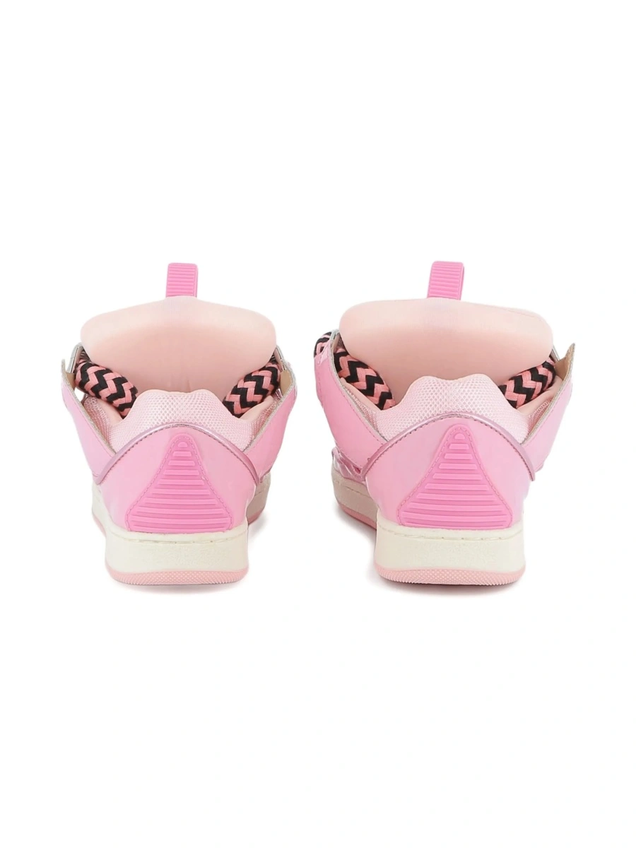 Sneakers Lanvin roz din piele - Img 5