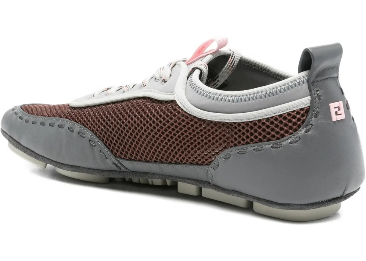 Sneakers Leather and mesh Sneakers by Fendi - Img 6