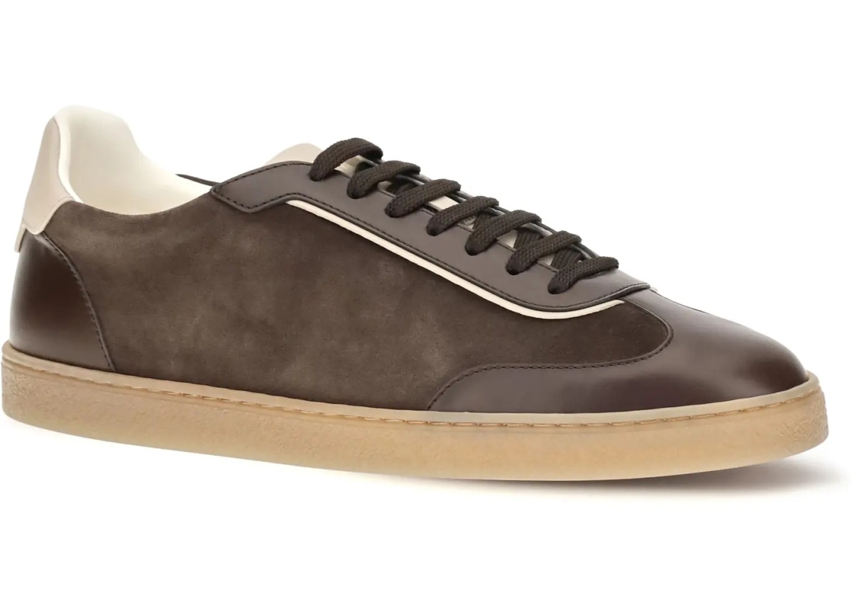 Sneakers Leather Sneakers with suede details - Img 2