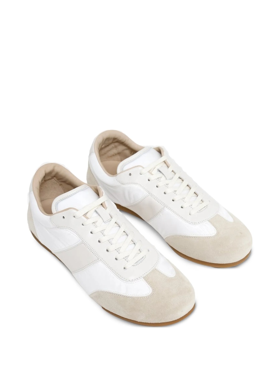 Sneakers LEMAIRE albi din nylon si piele - Img 2
