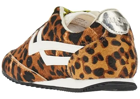 Sneakers Leo-print calf-hair 'Racer 77' sneakers - Img 3