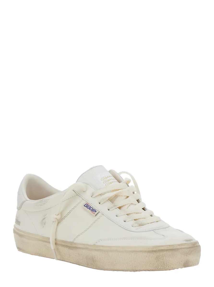 Sneakers Low Sneakers 'Soul-Star' with Metallic Heel in White Leather for Men - Img 2