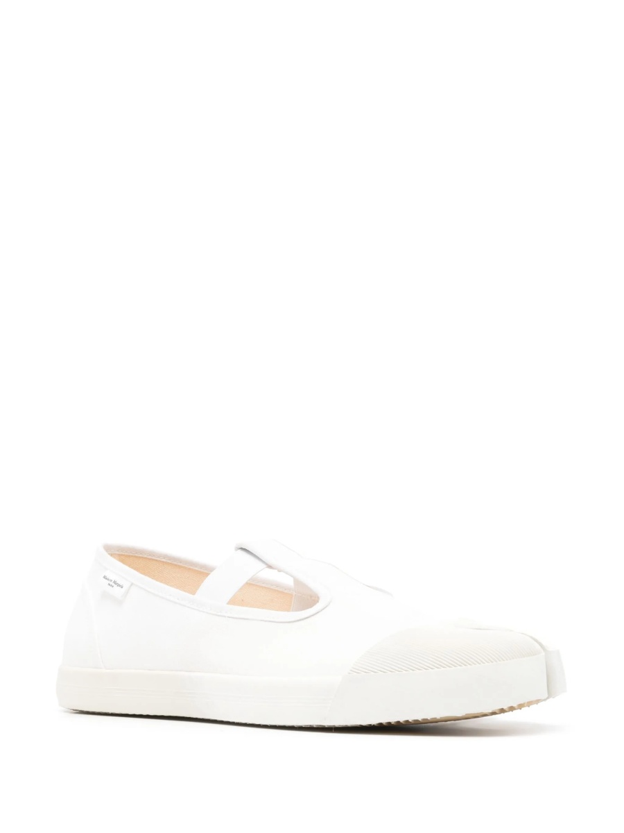 Sneakers Maison Margiela tabi albi din material textil - Img 2