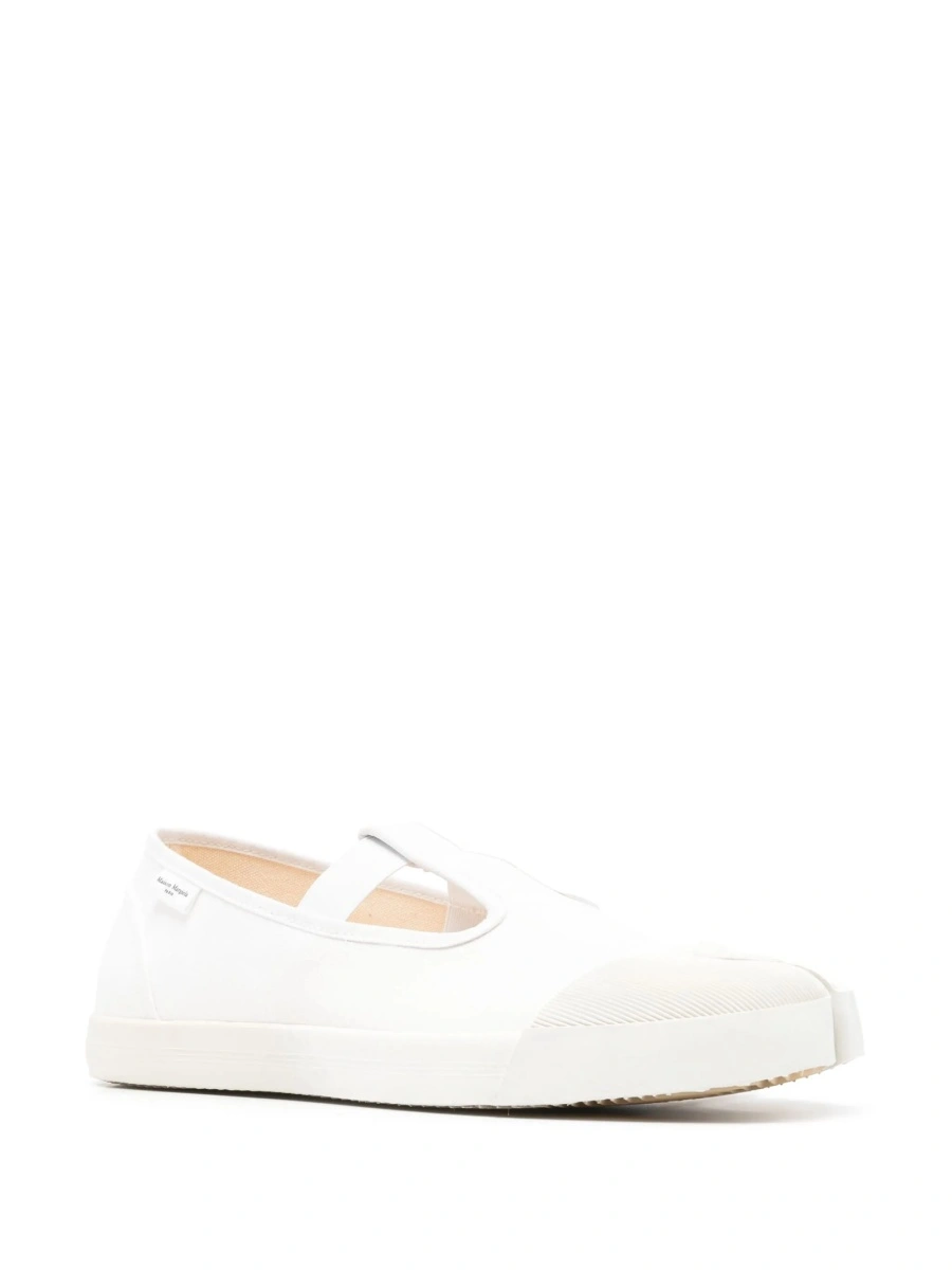 Sneakers Maison Margiela tabi albi din material textil - Img 2