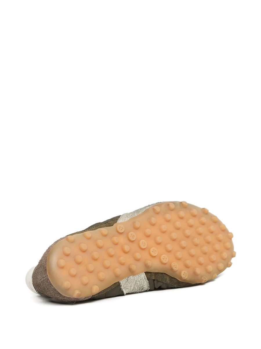 Sneakers Maison Margiela verzi din polyester si piele intoarsa - Img 4