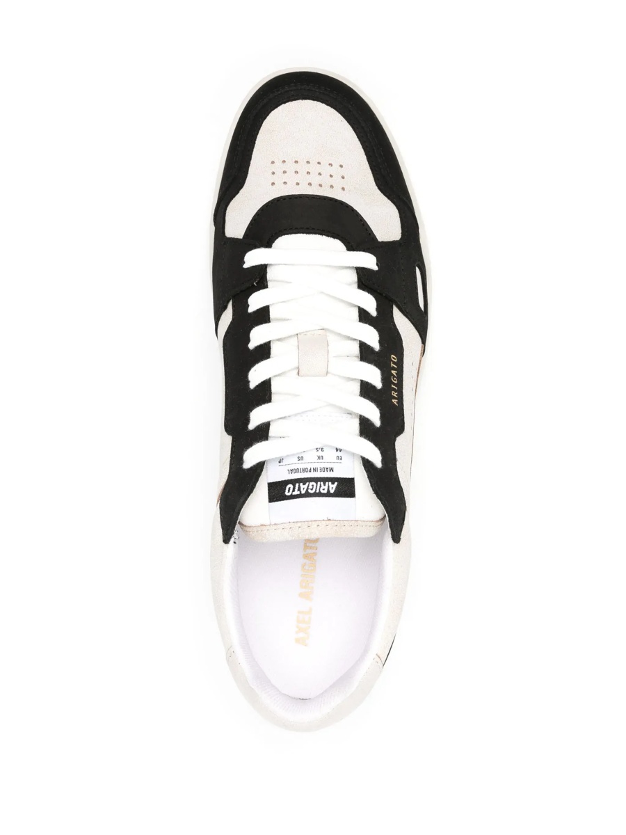Sneakers Men's Black and Beige Leather Logo 'Dice Lo' Bicolor Sneakers - Img 7