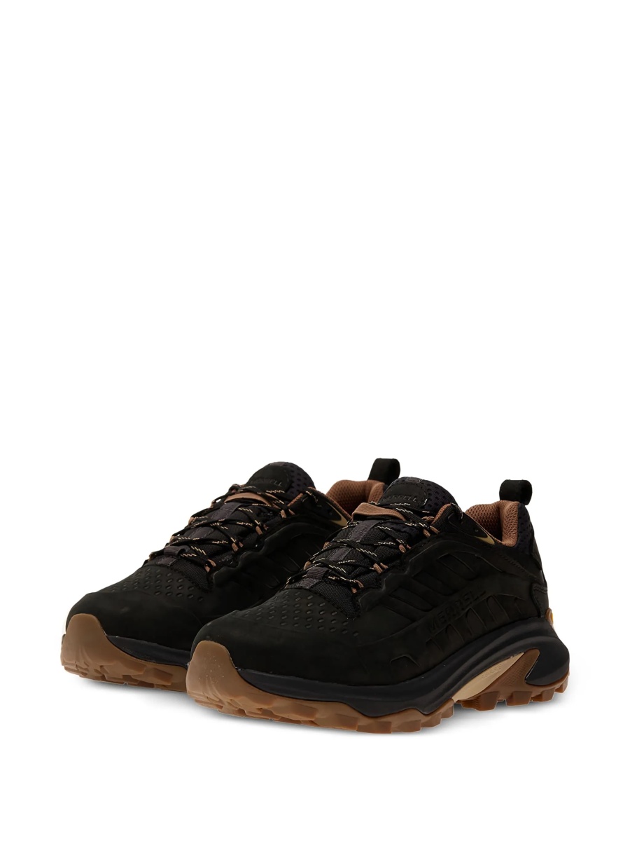 Sneakers Merrell negri din material textil si piele - Img 2