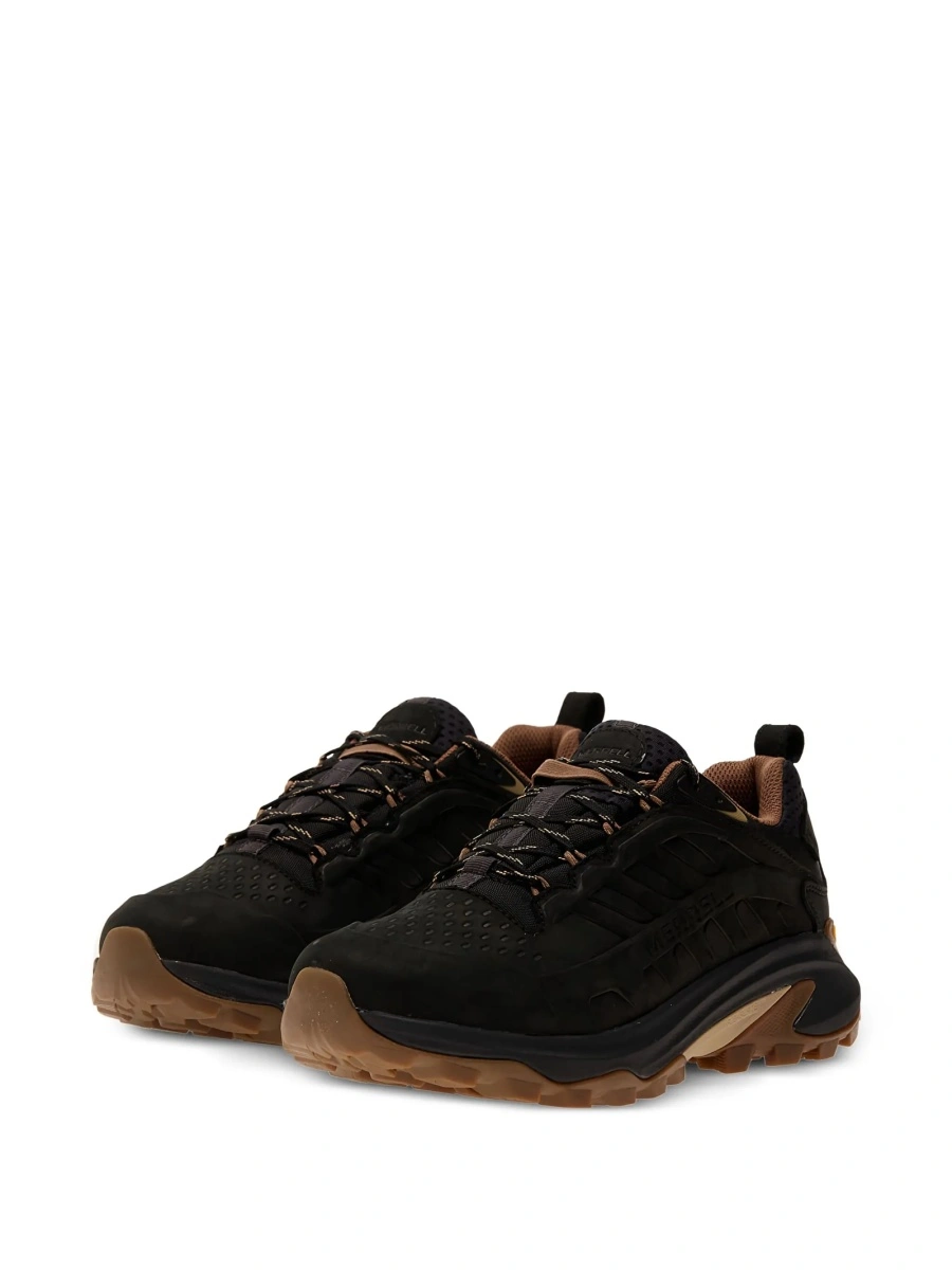 Sneakers Merrell negri din material textil si piele - Img 2