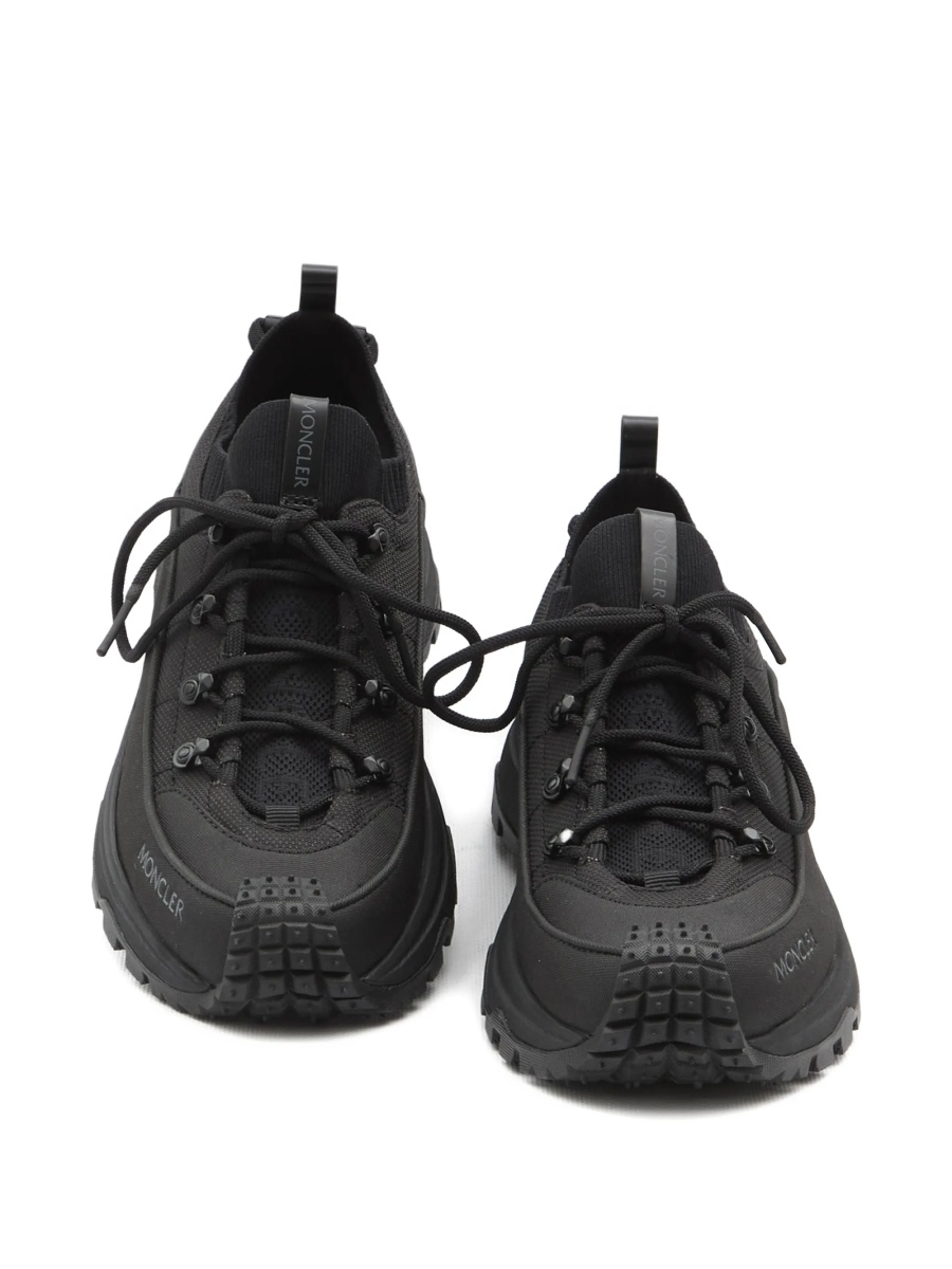 Sneakers Moncler negri din polyester - Img 4
