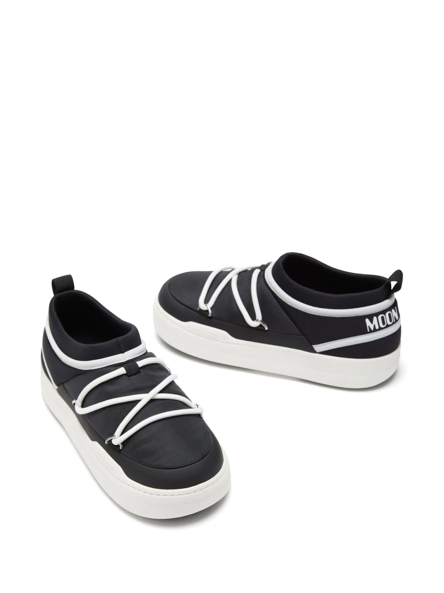 Sneakers Moon Boot negri din poliuretan si poliamida - Img 4