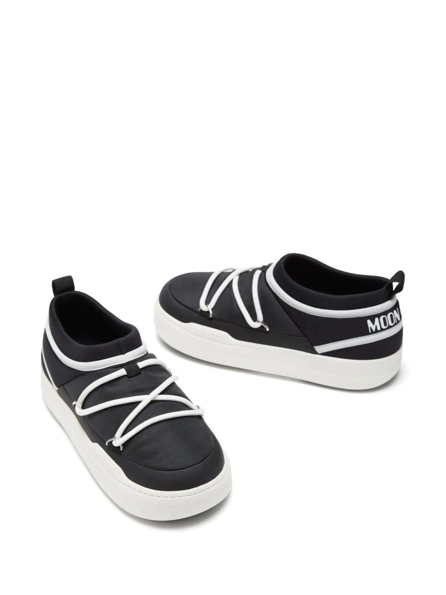 Sneakers Moon Boot negri din poliuretan si poliamida - Img 4